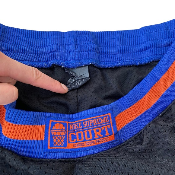 Nike Y2K Supreme Court Basketball Mesh Shorts Streetwear Vintage Gray Tag Loose - Picture 3 of 8